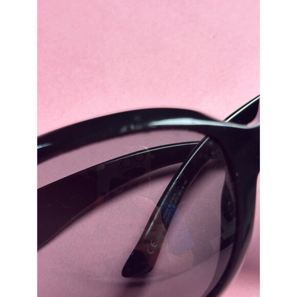 Y2K. CHRISTIAN DIOR. CD. Large. Black and Silvertone. Sunglasses. AS IS. DAMAGED